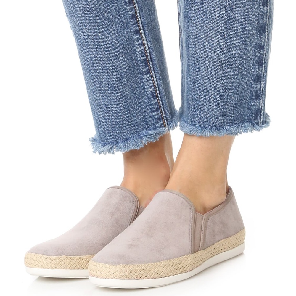 Vince ‘Acker’ Grey Suede Slip On Sneaker Size 5.5/6 *mismatched*